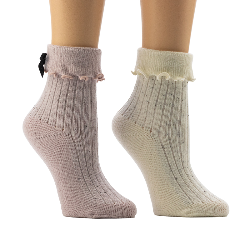Naisten Fleck 3x1 Rib Cozy Home -sukat