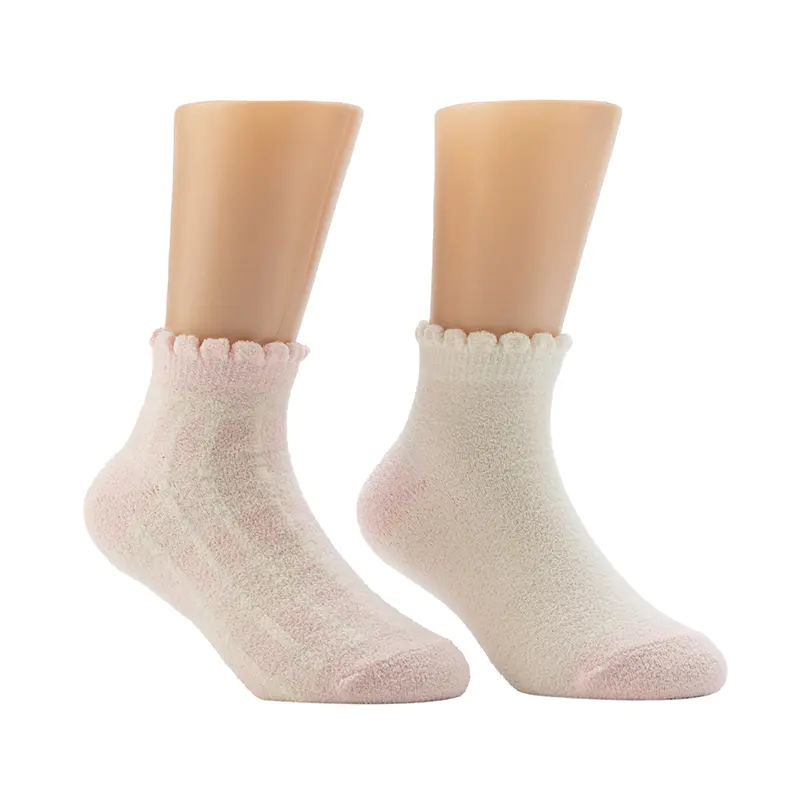 Naisten Pop Scallop Welt Cozy Home Sukat