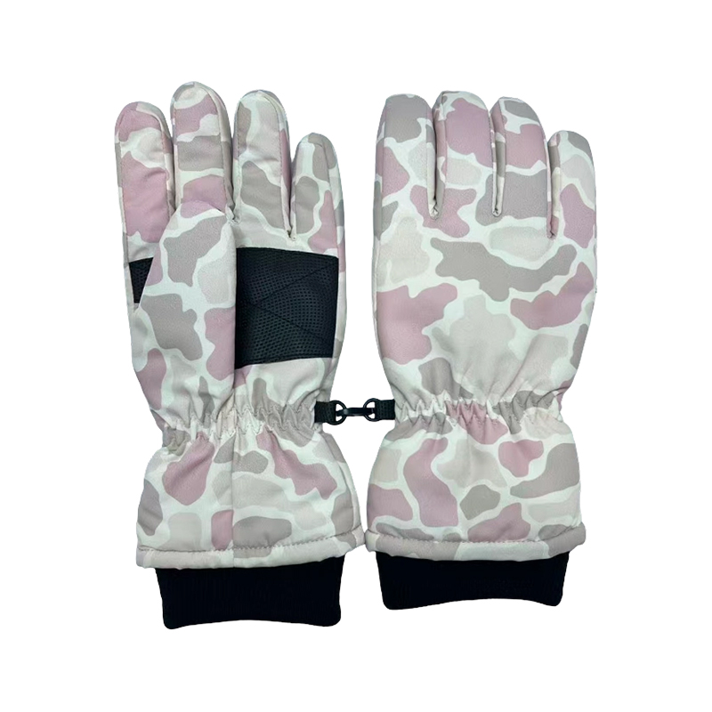 Lasten Camo hiihtohanskat